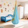 Sturdy Hanging Basket Swing Chair Inflatable Pillow Pocket Large Bearing Capacity Multi Color Outdoor Garden Relaxing Leisure