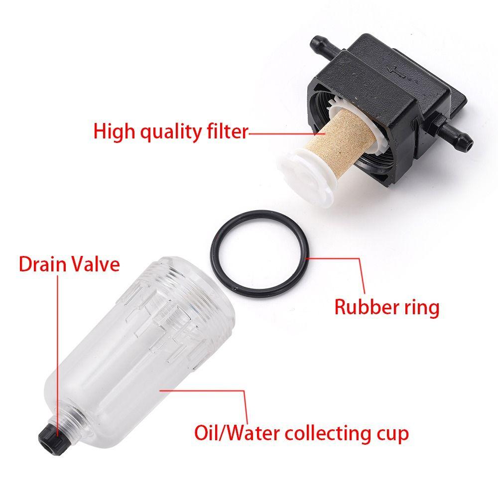 Plastic Diesel Water Separator Filter Black Water Separator Kit Fuel Line Kit Auto Accessories