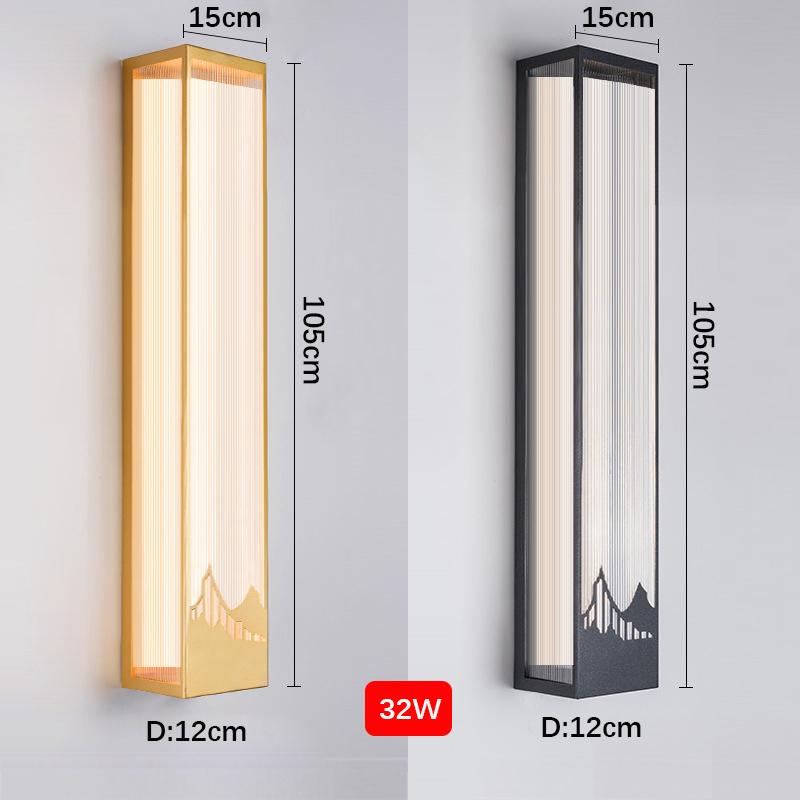 Outdoor Waterproof Wall Lamp Pillar Porch Light Door Post Gate lamp Courtyard Wall Lamp Outdoor Balcony Headlight Lighting