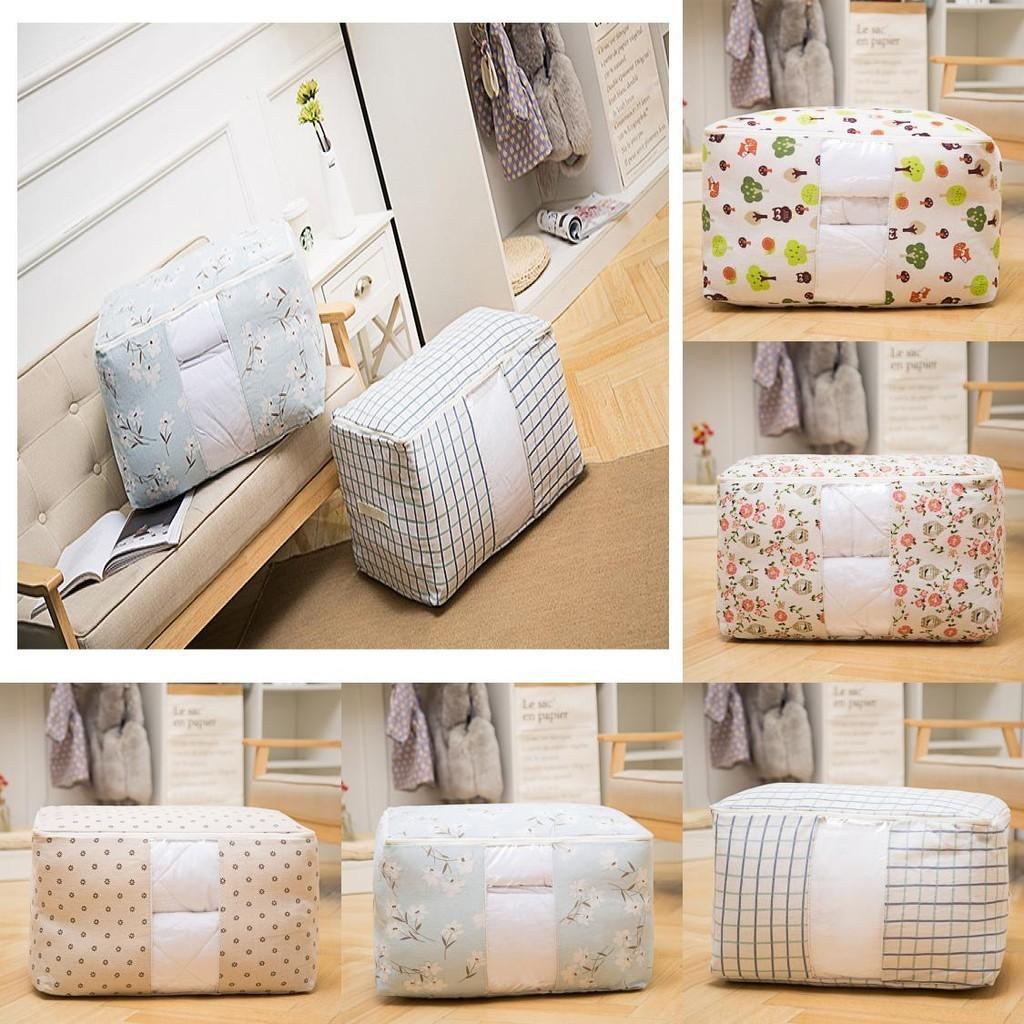 Bag Quilt Storage Fashion Casual Simple Print Practical Home Style Finishing