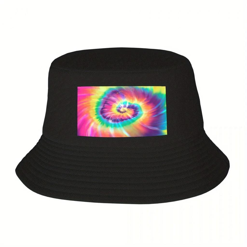 Rainbow Tie Dye Bucket Hat Luxury Brand hiking hat Snapback Cap Hat For Girls Unisexs