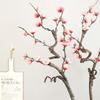 Silk Bouquet Decorative for Party Table Ornaments Home Decor Artificial Flowers Plum Branch Plum Bossom Fake Flower