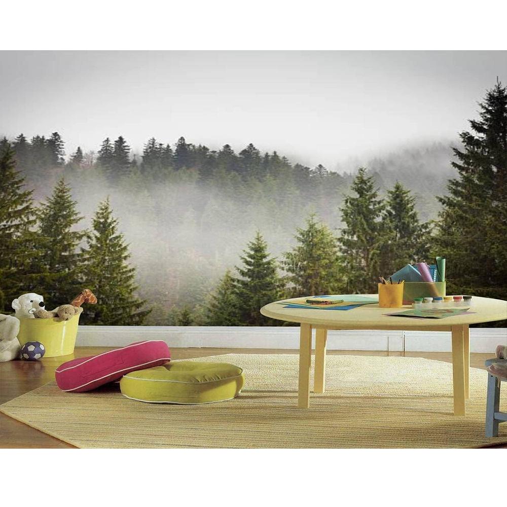 Nowoczesne fototapety 3d Las Świerkowy Tapeta Zdejmowane naklejki ścienne do salonu Sypialnia Fototapety