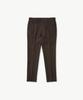 Calça Plissada de Corte Afunilado Marrom STCO_Sepub11Tsh