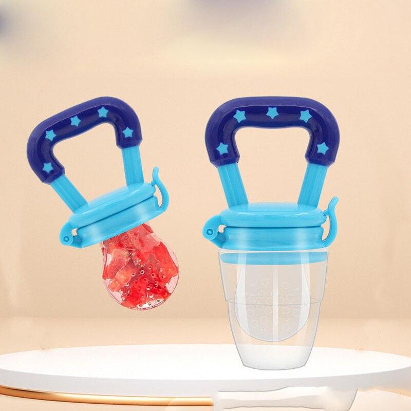 3 Pcs Baby Fruit And Vegetable Teether Food Supplement Bite Le Silicone Baby Feeding Tableware