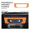 Top Suede Trim LHD RHD Sticker For Renault Fluence Megane 3 RS 2009 2010 2011 2012 2013 2014 2015 Car Central Control CD