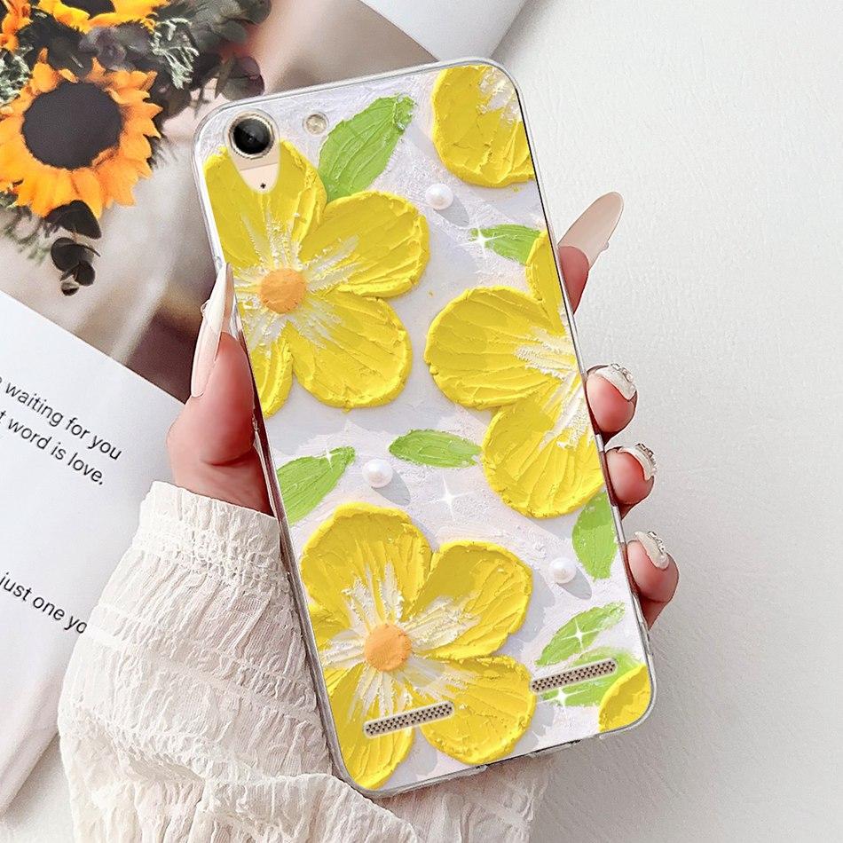 For Lenovo Vibe K5 / K5 Plus / K5 Pro L38041 A6020a40 A6020a46 Phone Case Elegant Floral Butterfly Soft Silicone TPU Cases