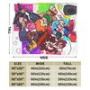 Blanket Decorative FNF Bad Time Trio Friday Night Funkin Throw Blanket  Flannel Bedspread For Home Decor Graphic Sofa Bed Cover