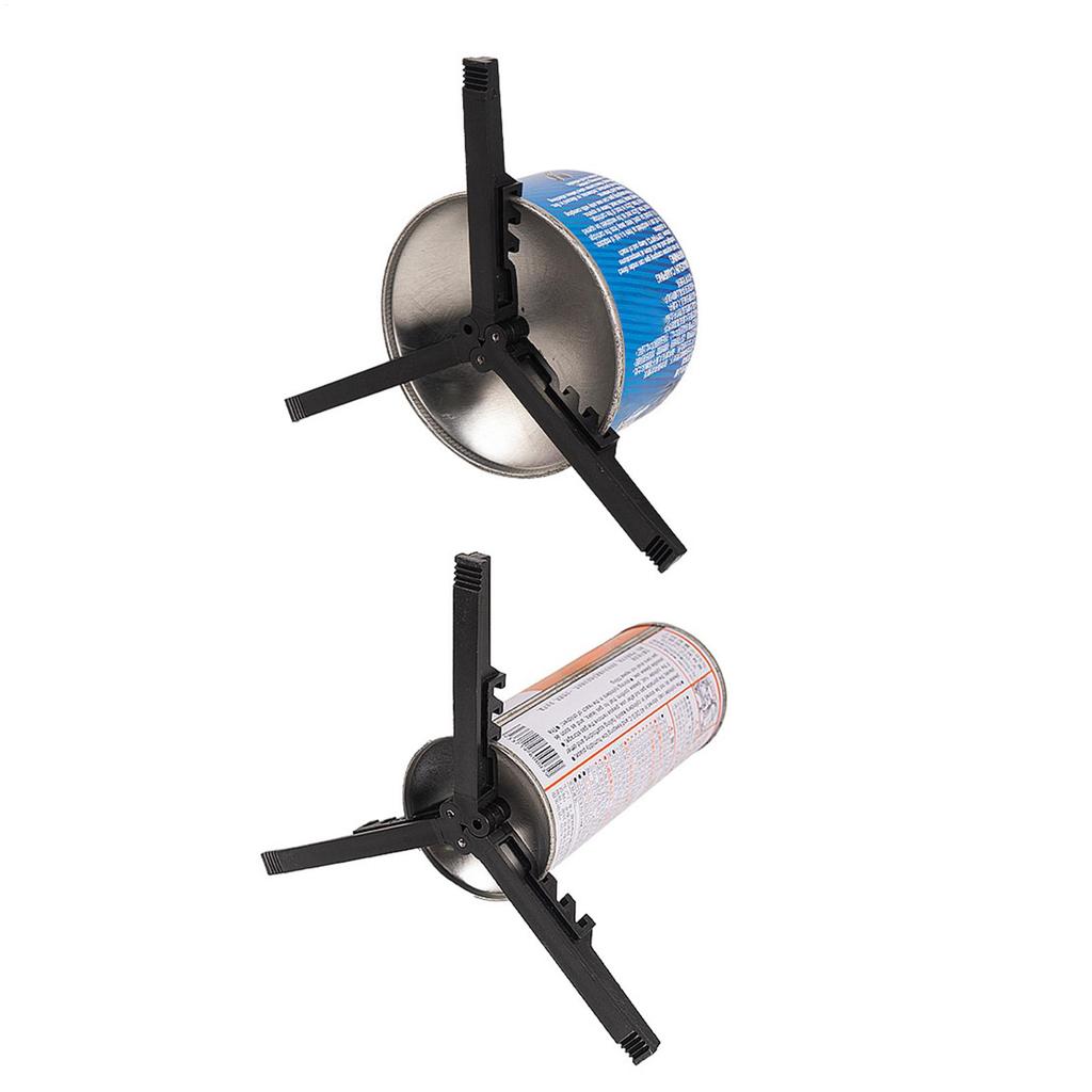 Canister Bracket Triangle Folding Can Stand Tripod Fixing Holder Bracket Portable Base For Picnic Camping Cooking Outdoor