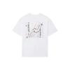Li Ning X Glare, Li Ning X Glare Collaboration, Wade Collection T Shirt Unisex White AHSS643-2