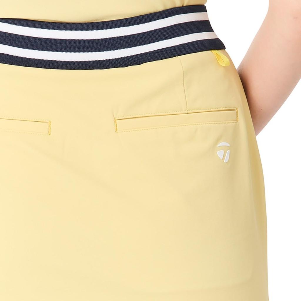 Taylor Made High-Waisted Pleated Skirt, Cream, Size Small, Women's, 2024FW UN413