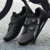Unisex Cyklistické Boty Silniční Horská Kola Pevná Podrážka Kompatibilní s Bezkolíčkovými Plochými Pedály Lehká Cyklistická Obuv