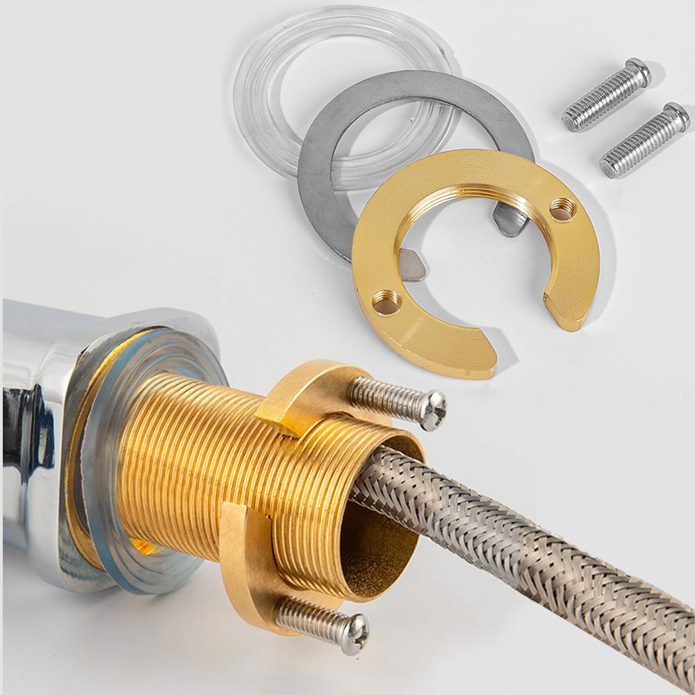 C Type Tap Faucet Anti-loosing Nut Cap Kitchen Fixing Fitting Kit Home Wash Basin Tool Fastening Circlip Washer Fixture Parts
