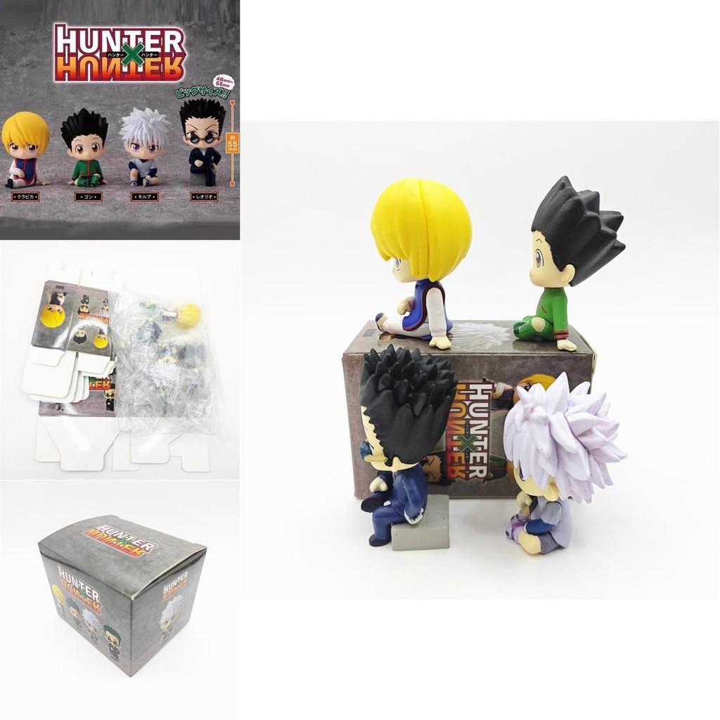 Cute Pvc Hunter X Hunter Miniature Sitting Figurine Blind Box Collectible Set