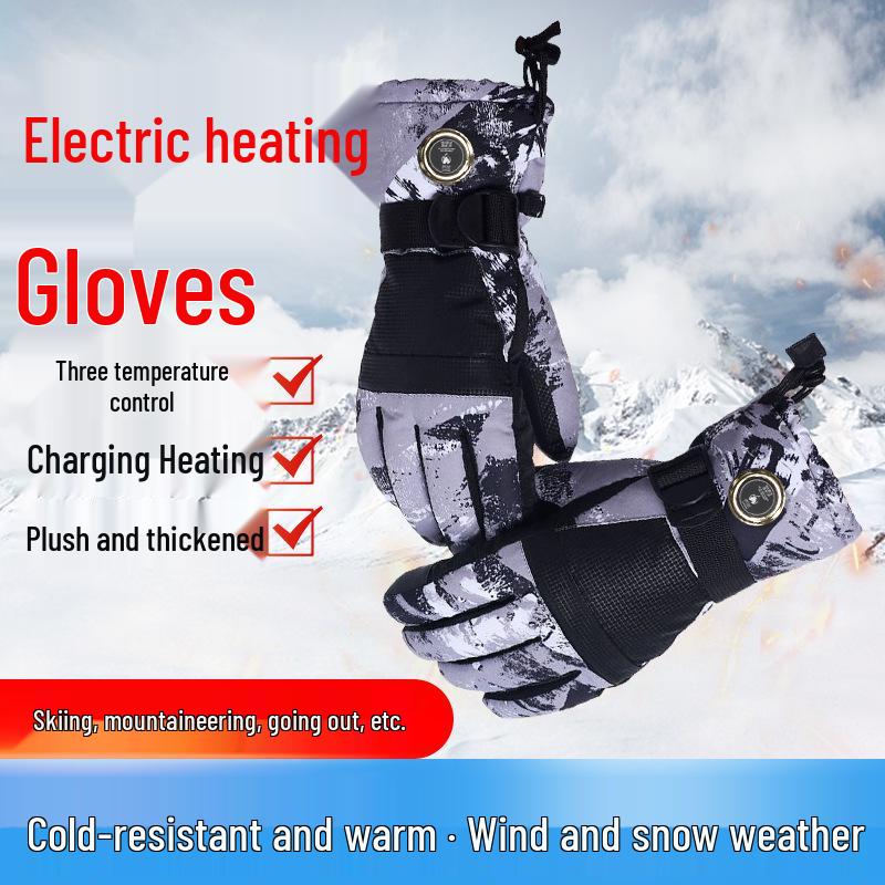 Women's Heated Motorcycle Gloves - Electric, Rechargeable, Far Infrared Heat for Winter Warmth