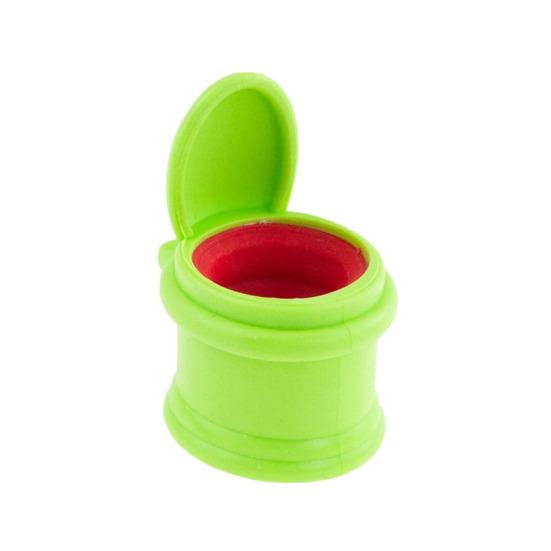 

Popping Shit Toilet Squeeze Toy Stress Relief Cartoon Poop Toilet Cup Anti-Anxiety Stress Ball Portable Students Office Worker Desk Toy зелёный