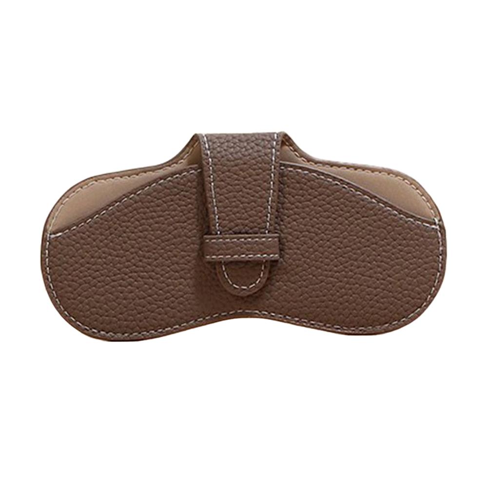 Portable Glasses Storage Bag Simple Fashionable PU Leather Glasses Protective Cover Sunglasses Reading Glasses Storage