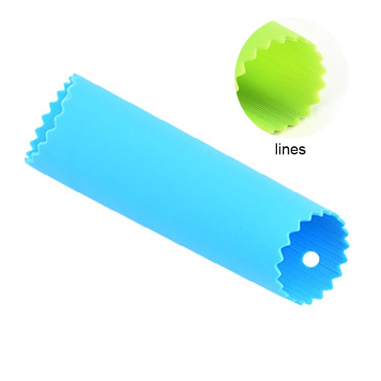 Food Grade Silicone Garlic Peeler Cooking Tools Colorful Home Silicone Manual Garlic Peeler