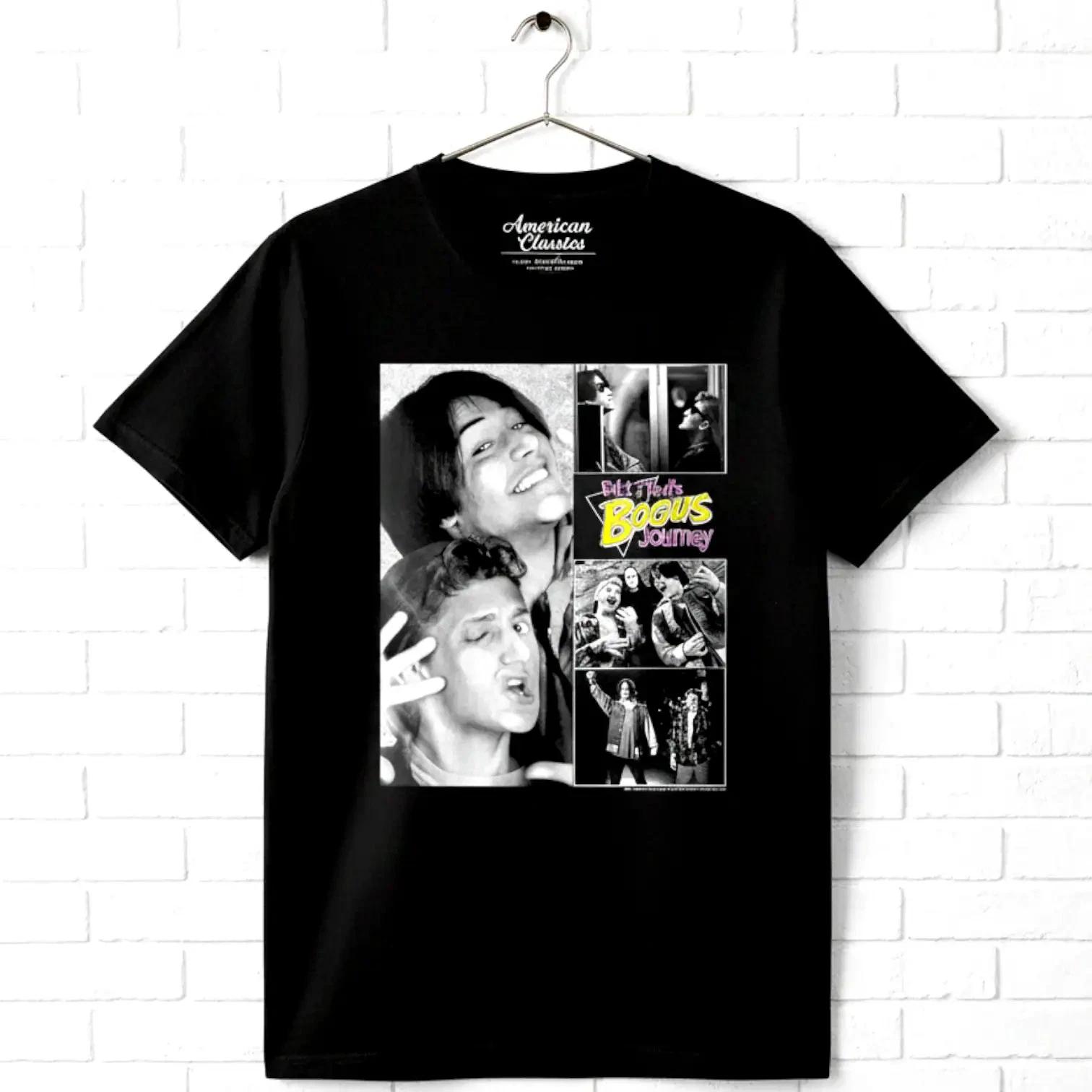 Bill & Ted s Bogus Journey Collage Men s T Shirt M