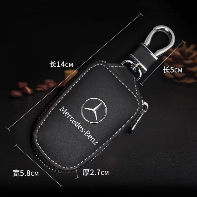 Leather Key Wallet Car Key Bag Multi Function Key Case for Mercedes Benz A B C E S Class CLA CLS SLK GLA GLC GLB GLK AMG W204 W2