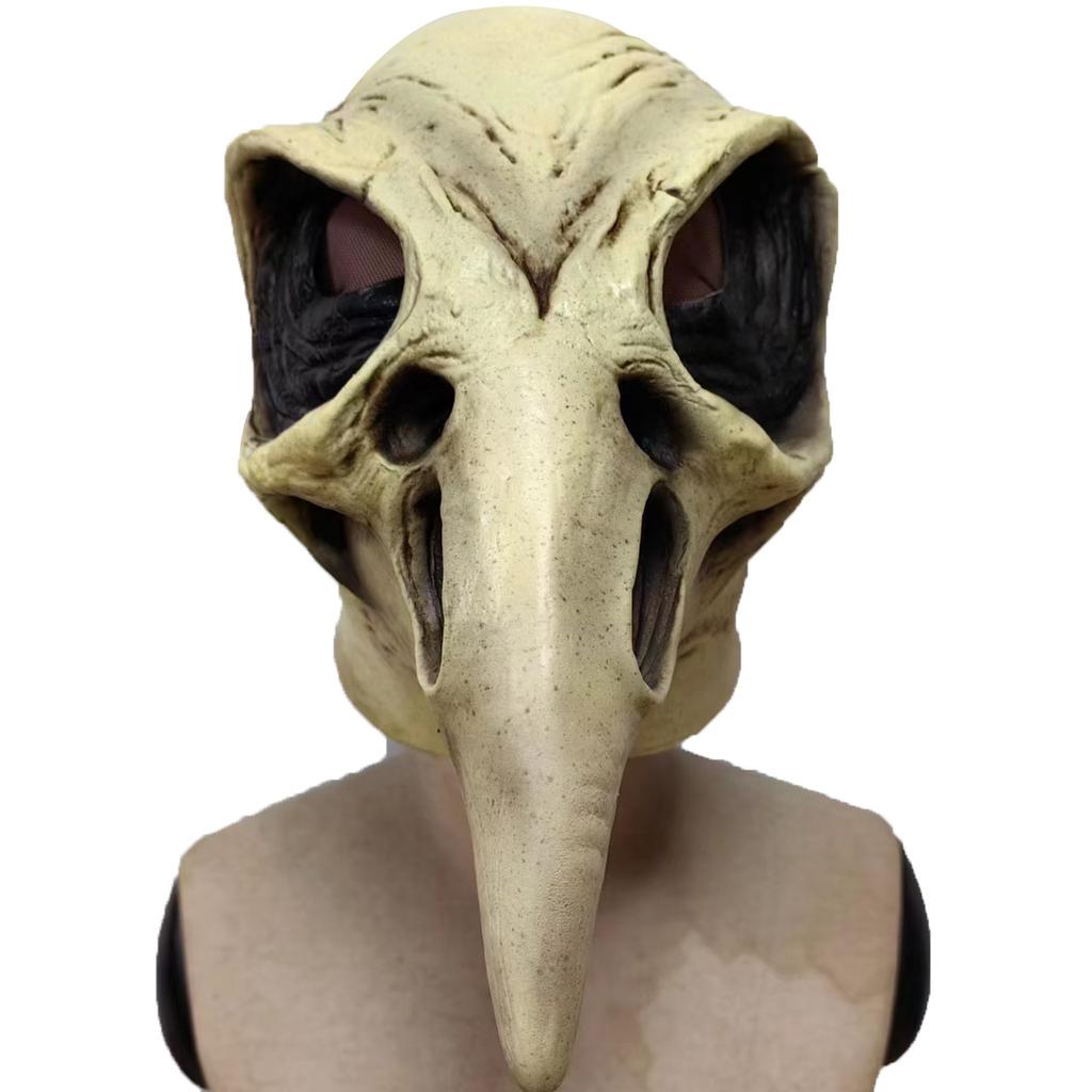 Halloween Skull Bird Mask Headgear with Crow Beak Moon Knight Marvel Movie Moon Knight Mask