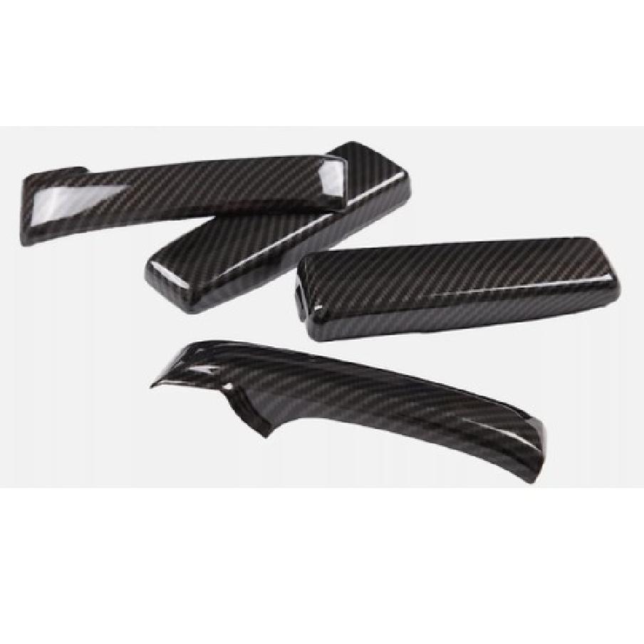 Carbon Fiber Look For Toyota FJ Cruiser 07-21 Interior door handle cover trim 4X