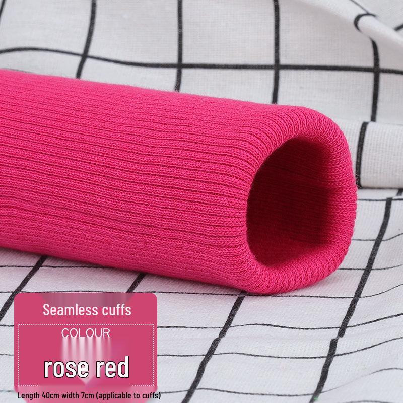 Elastic Trim Ribbed Cuffs for Children's Down Jackets and Pants