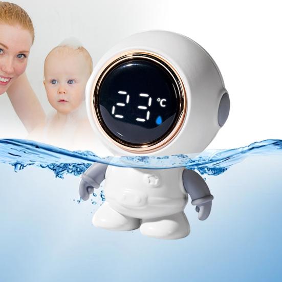 Termometro Digitale Led Termometro Digitale Per Acqua Del Bagnetto - Sicuro Per Neonati Con Display LED E Allarme Temperatura Display LED Bagnetto Portatile