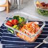 2-Compartment Glass Food Storage Container