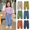 Kids' Summer Korean-Style Double-Layer Cotton Gauze Mosquito-Repellent Retro Pants
