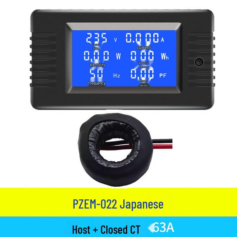 Peacefair AC Digital Power Tester: Multifunction Voltage, Current, Power, Frequency, and Energy Meter.