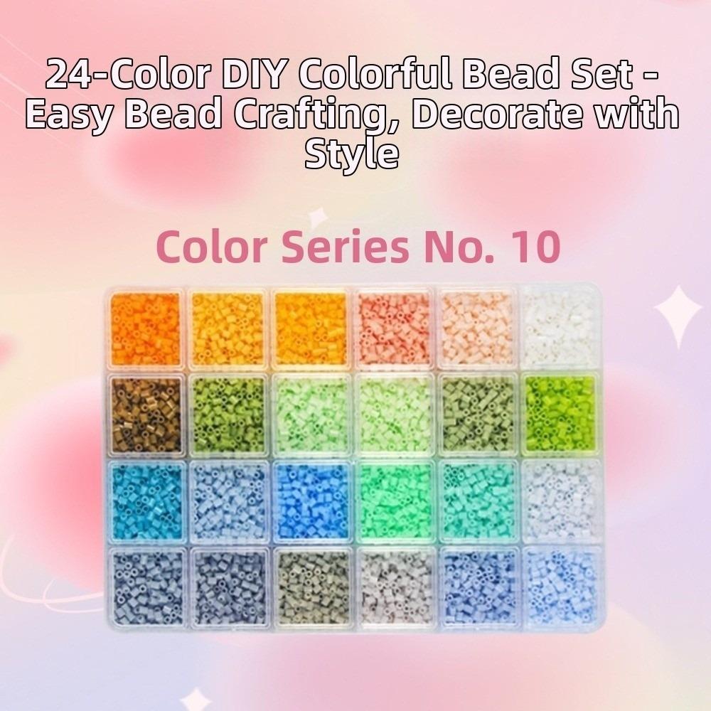 2.6mm Perler Hama Beads Kit Handmade Crafts Decor Melting Beads Kits Hama Beads Box Children Toy 8