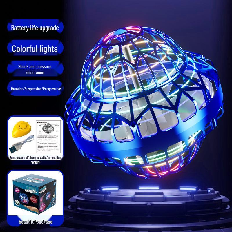 Interstellar Return UFO Luminous Gyro: Magic Flying Saucer Toy