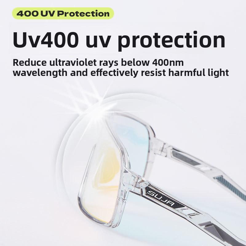 Riding Glasses Color Changing Adjustable Nose Pads Full Frame TR90 Frame Youth Outdoor Sports Windproof All-Weather Goggles