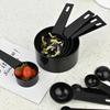 10pcs/set Stackable Kitchen Measuring Spoon Multipurpose Accurate Measurement Cooking Scale Tool with Scale Plastic