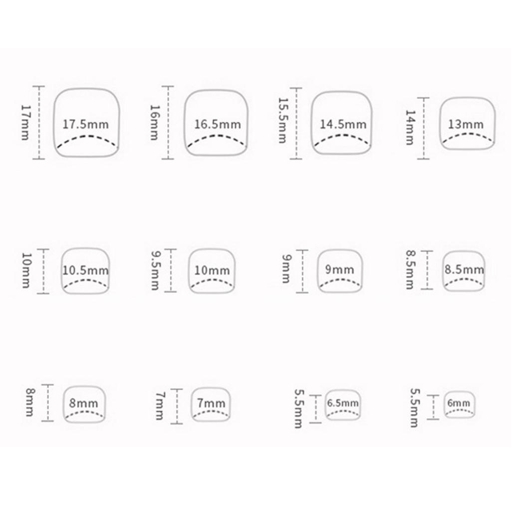 Spring Square Fake Toenails Simple White Gel Toe Nails Tips with Rich Flower for Women and Girls 24Pcs
