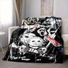 1pc Horror Movie Characters Blanket Soft All Season Throw with Vibrant Design, Perfect for Home, Travel, and Gifts, Ideal for Naps and Camping