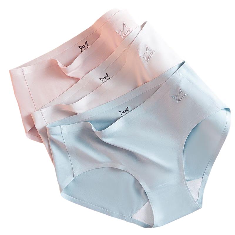 

MaoRen Женские трусы-слипы из детского хлопка класса А с кружевом XL