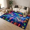 Music General Theme Soft Crystal Velvet Rug Custom Name & Text Print Non Slip Floor Rug for Bedroom Living Room