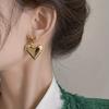 1 Pair Fashionable Personality Elegant Luxury High-end Double Heart Women's Earrings