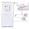 Universal 1mm Double Torsion Spring, Garbage Can Flip-top Lid Repair Parts, Hand-operated Compress Storage Bucket Accessories