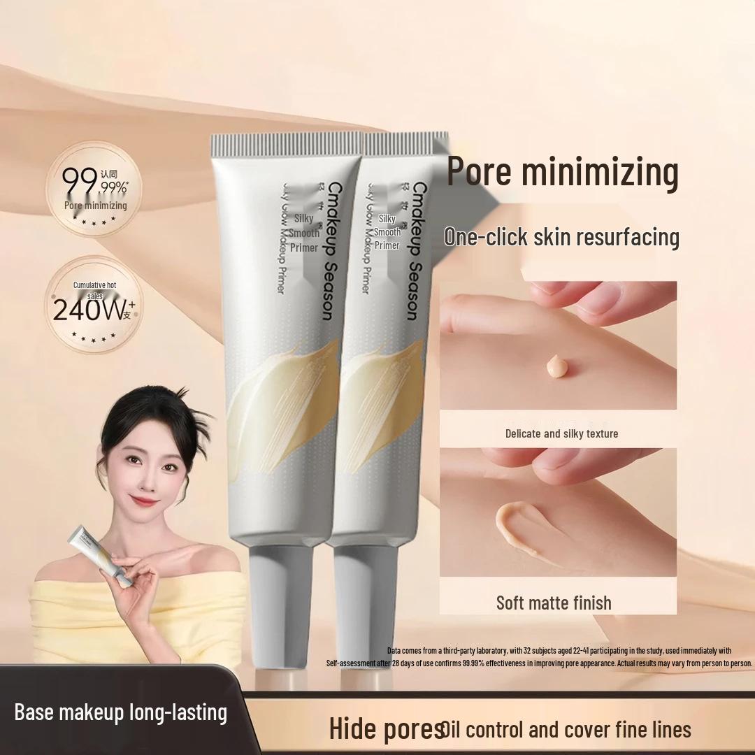 Radiance Face Primer: Lightweight, Moisturizing, Oil-Control, Natural Fit Radiant Glow Primer 30ml