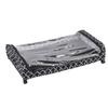 Under Bed Storage Container Large Capacity Carbon Steel and Oxford Cloth Rolling Under Bed Drawer