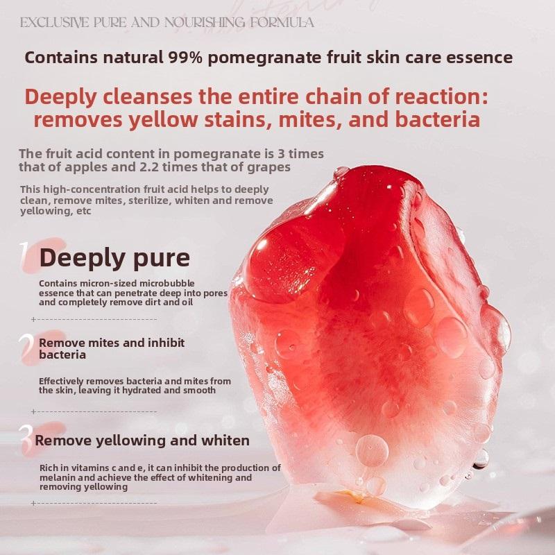 OHBT 500ml Pomegranate Salicylic Acid Shower Gel, Gentle Cleansing Nourish Body Wash, Fragrance Moisturizing Bath Lotion Gel
