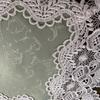 Vivienne (Vivienne) [Tablecloth 90x90cm Green & White] Brilliant Triken Series Embroidered Lace Table Runner WK2510N1