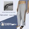 Easy-Wear Cotton Rehab Pants for Post-Surgery, Paralyzed, or Bedridden Men