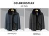 Men's Plus Size Business Casual Fleece-Lined Jacket with Detachable Fur Collar - 2025 Winter Collection