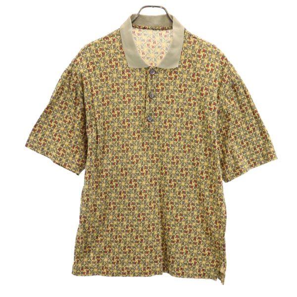 

Salvatore Ferragamo Сделано в Италии Футболка поло с коротким рукавом Бежевая Мужская Б/у