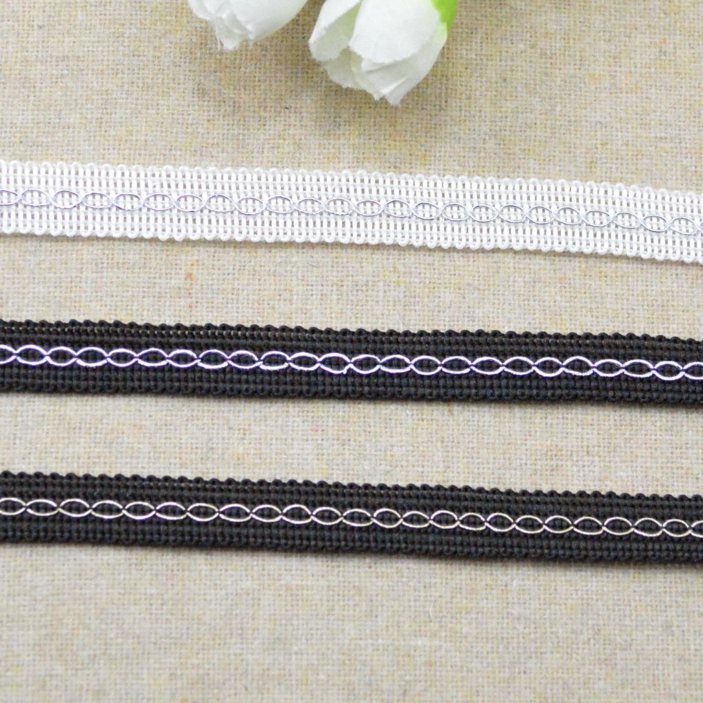 5 meters/16.4ft each pack 1.1cm wide Vintage Cream Wave Braided Lace Trim Decorative Woven Fabric Ribbon for Gowns Costume Sewing DIY Craft Supplies