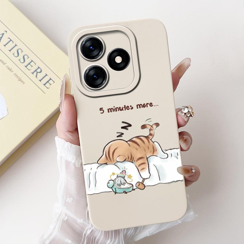 4G For Tecno Spark 10 10C 10Pro Case Cover Aesthetic Cute Cat Funny Girls Boys Back Cover For Tecno Spark 10 Pro Phone Case K17